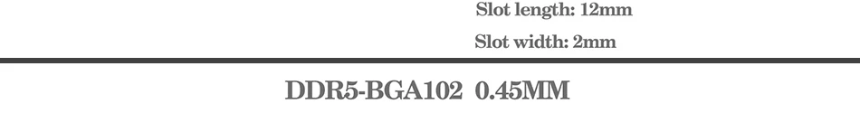 14/20pcs/set BGA Flocking Ball Stencil Special Kit, Direct Heat Stencil For DDR4-BGA96 BGA78 DDR3-2 DDR5 DDR6 DDR7 Chip Repair