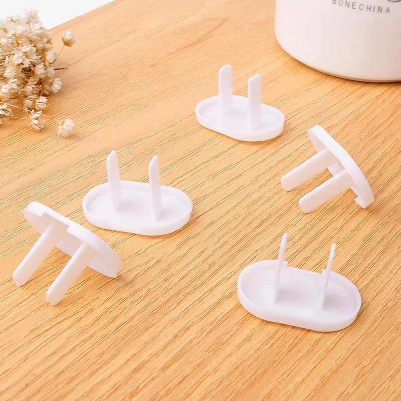 10pcs Socket Outlet Mains Plug Cover Baby Child Safety Protector Anti Electric Shock Child Plug Guard Safe Lock Home Accessorie