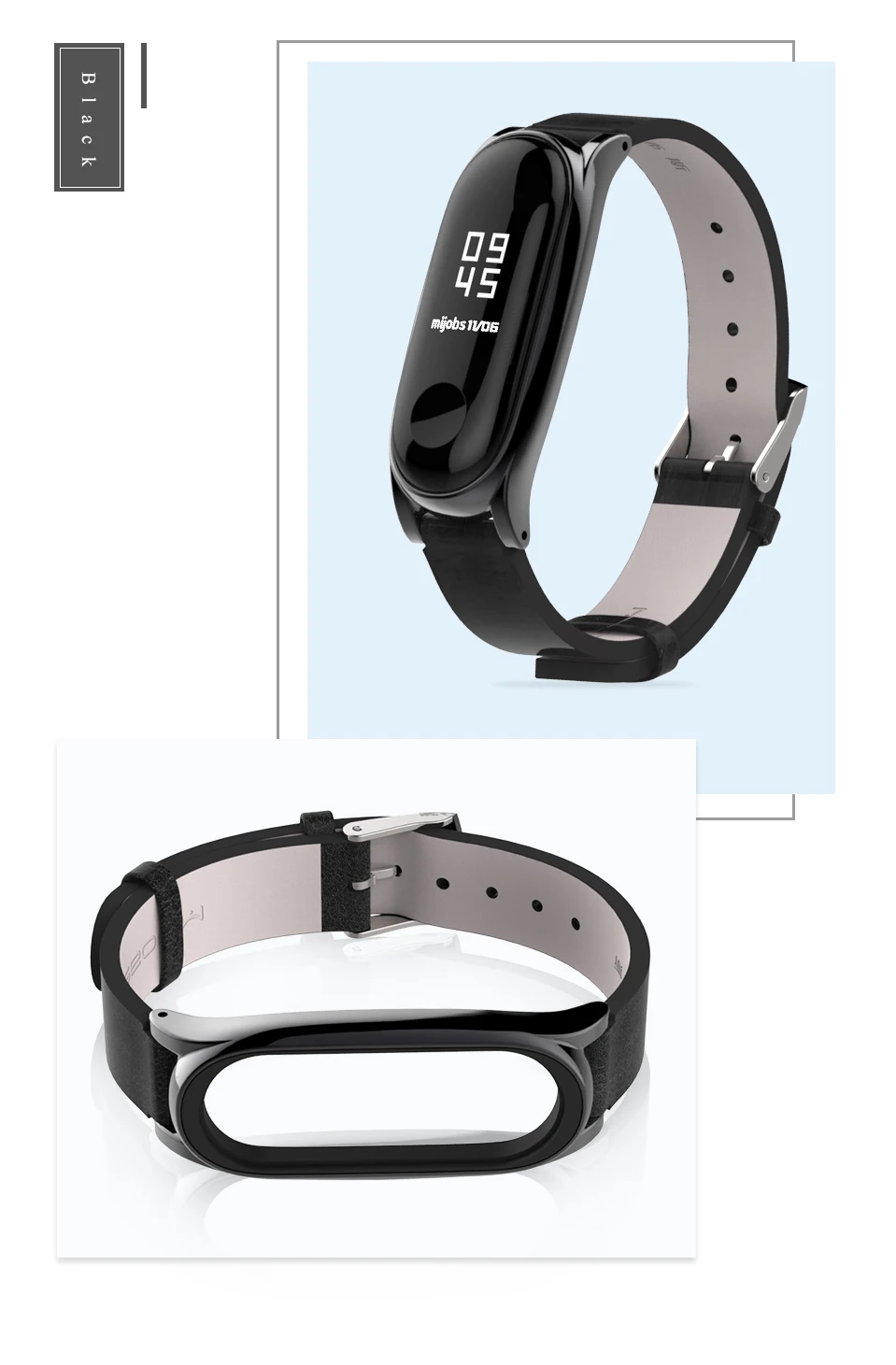 Band Strap for Xiaomi Mi Band 10 11 9 8 7 6 5 Leather Wristband For Miband 6 Global Version Bracelet for Mi Band 8 9 10 Correa