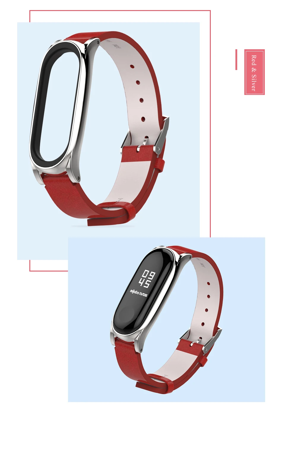 Band Strap for Xiaomi Mi Band 10 11 9 8 7 6 5 Leather Wristband For Miband 6 Global Version Bracelet for Mi Band 8 9 10 Correa