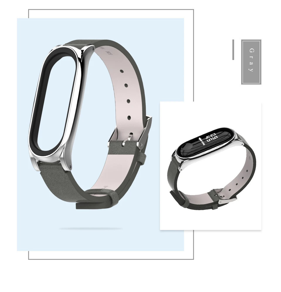 Band Strap for Xiaomi Mi Band 10 11 9 8 7 6 5 Leather Wristband For Miband 6 Global Version Bracelet for Mi Band 8 9 10 Correa