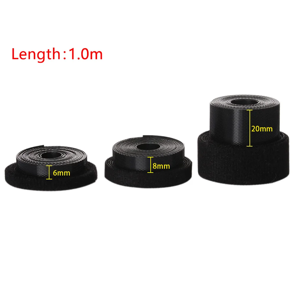 6/8/20mm Fastener Tape Magic Sticker for Doll Sewing Clothes Sewing Magic Tape Sticker Paste Strap DIY Doll Clothing Accessories