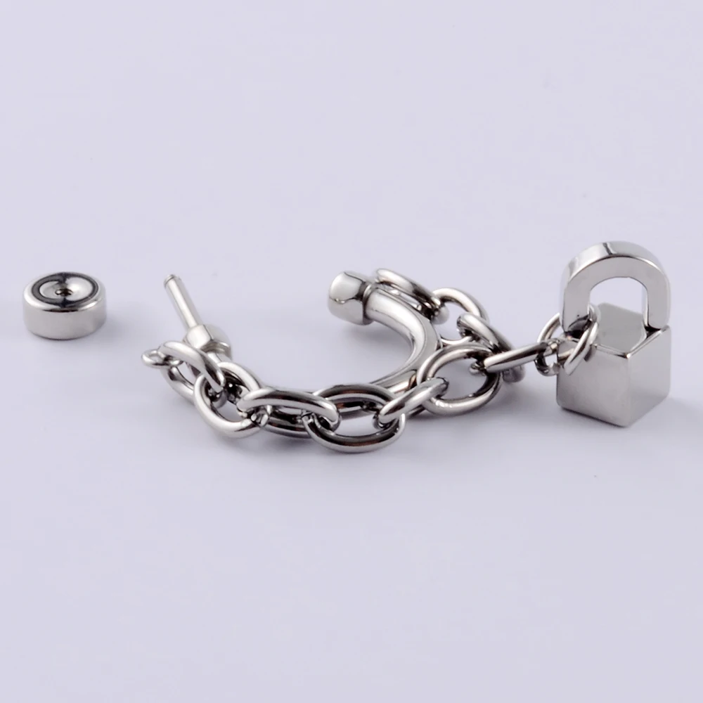 1pc Ear Tragus Cartilage Ring Stainless Steel Barbell With Cz Hoop Cartilage Cuff piercing Helix Daith Rook Lobe Earrings