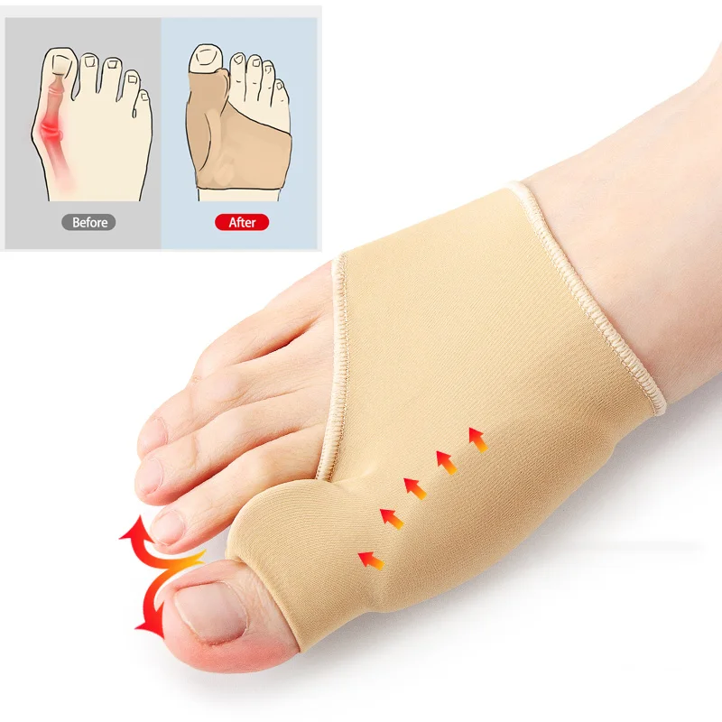 2Pcs Hallux Valgus Corrector Bunions For Toes Corrector Foot Finger Separator Toe Separator Foot Care Haluksy Bunion Corrector