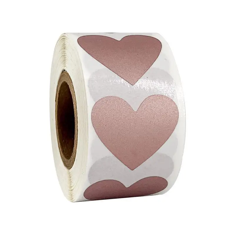 50-300pcs 3 colors Scratch Off Stickers Heart Shape Labels sticker DIY handmade for game Scratch Sticker Labels stationer