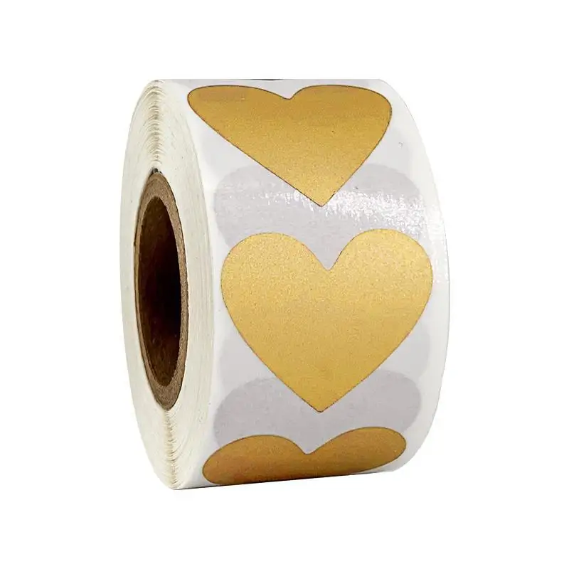 50-300pcs 3 colors Scratch Off Stickers Heart Shape Labels sticker DIY handmade for game Scratch Sticker Labels stationer