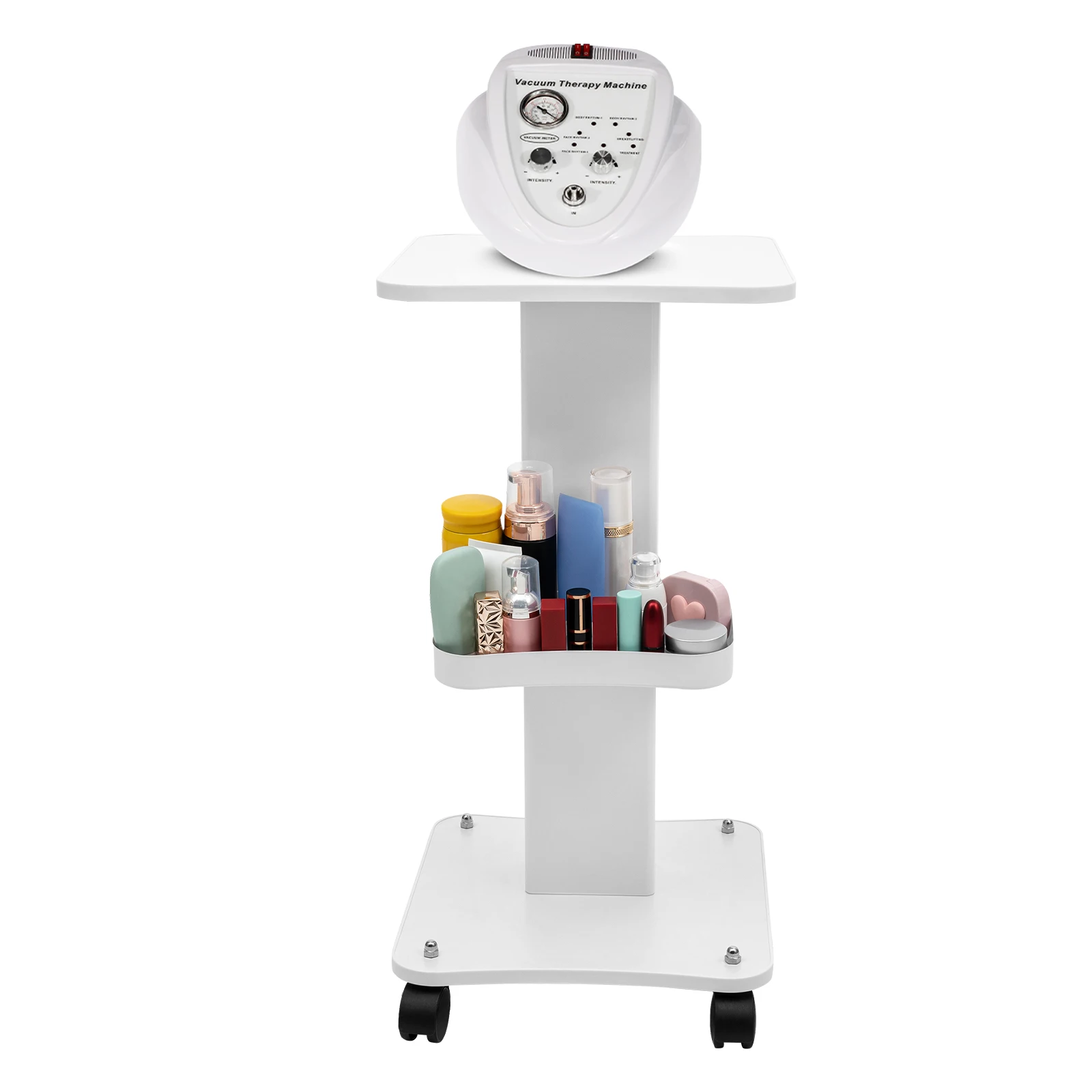 ABS Beauty Salon Trolley Simplicity Pedestal Rolling Cart Load 40Kg for Beauty Salons Hospitals Hairdressers Laboratories