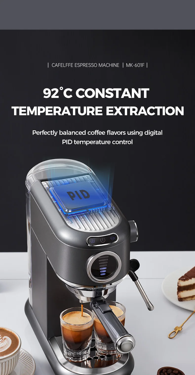 Cafelffe 4-in-1 Coffee Maker Hot/Cold Dolce Gusto&Nespresso Capsule ESE Pod Ground Cappuccino Espresso Machine Cafetera 19 Bar
