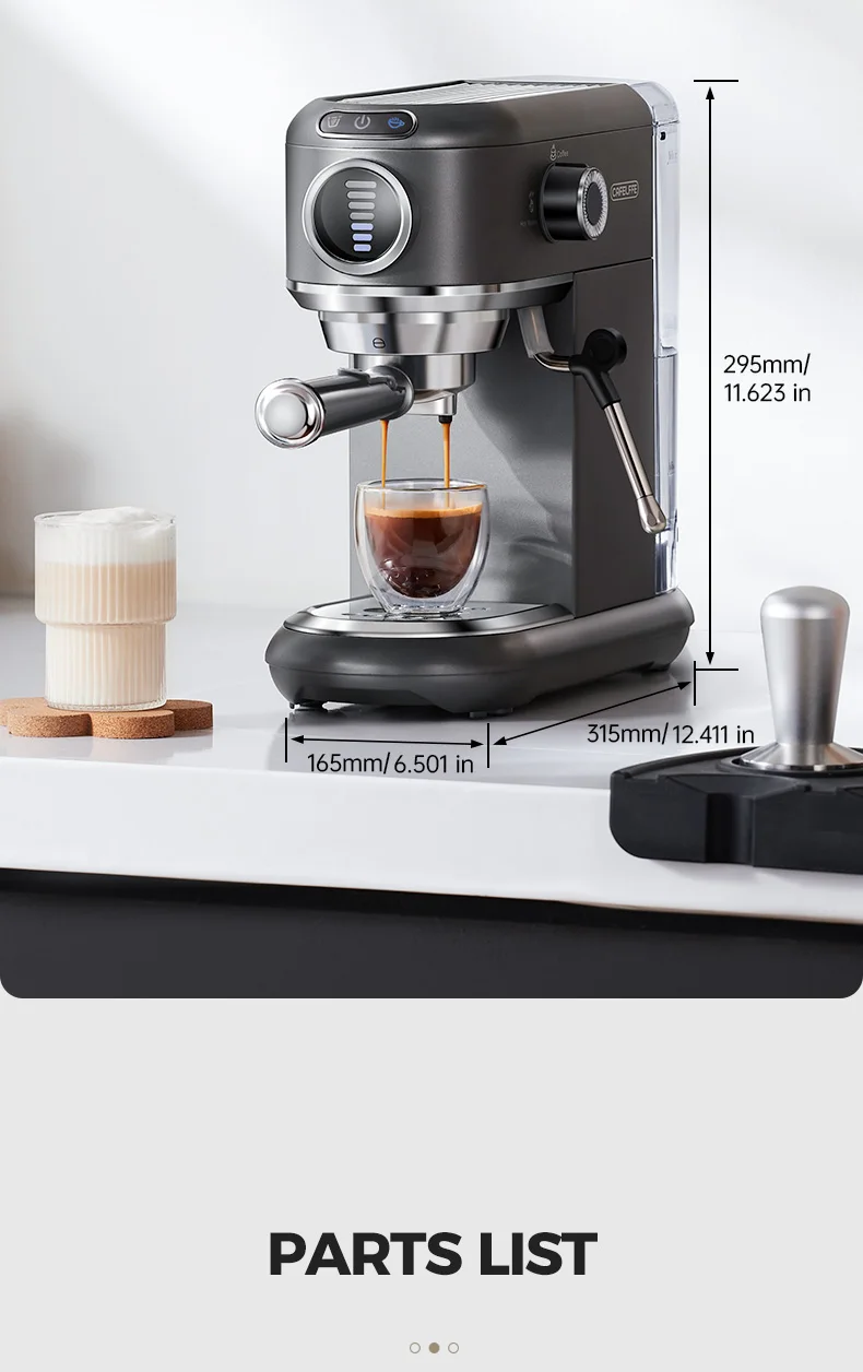 Cafelffe 4-in-1 Coffee Maker Hot/Cold Dolce Gusto&Nespresso Capsule ESE Pod Ground Cappuccino Espresso Machine Cafetera 19 Bar