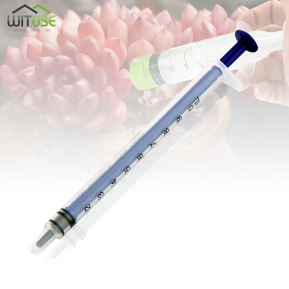 1ml 2.5ml 3ml 5ml 10ml 20ml 30ml 50ml 10Pcs Disposable Syringe Pet No Sterile Feeder Needle Glue Disposable Syringe