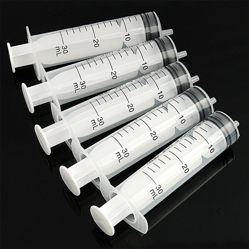 1ml 2.5ml 3ml 5ml 10ml 20ml 30ml 50ml 10Pcs Disposable Syringe Pet No Sterile Feeder Needle Glue Disposable Syringe