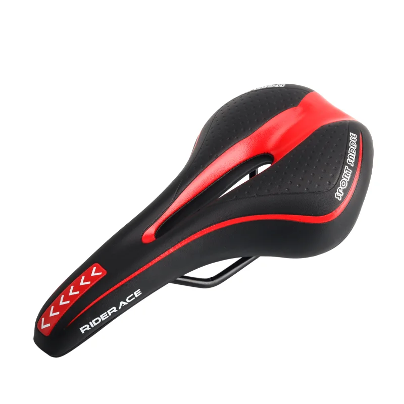 Bike Saddle Silicone Cushion Cycling Seat PU Leather Surface Silica Filled Gel TimeTrial Comfortable Shockproof Bicycle Saddle