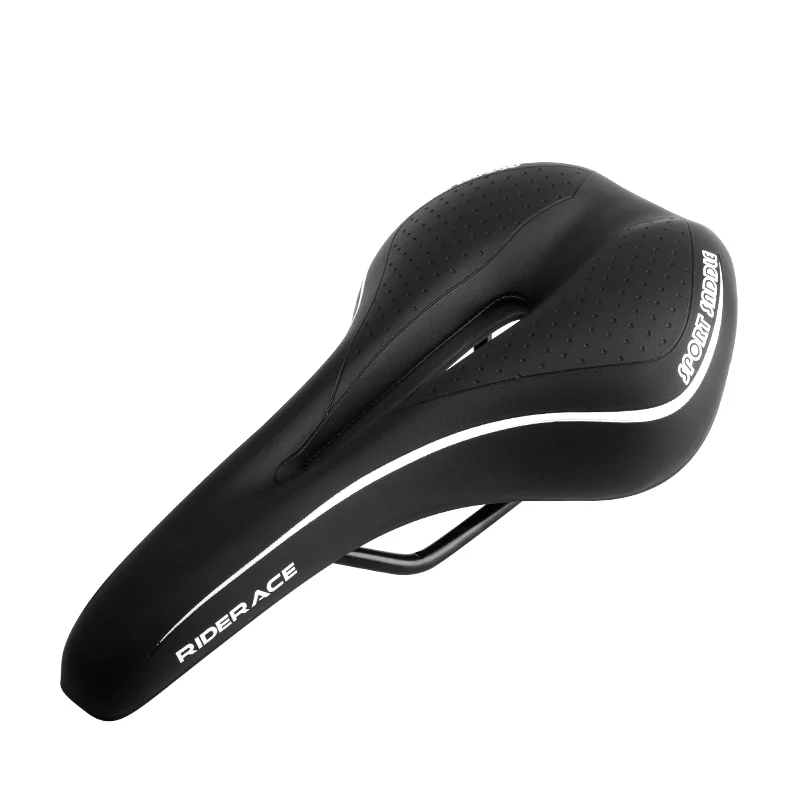 Bike Saddle Silicone Cushion Cycling Seat PU Leather Surface Silica Filled Gel TimeTrial Comfortable Shockproof Bicycle Saddle