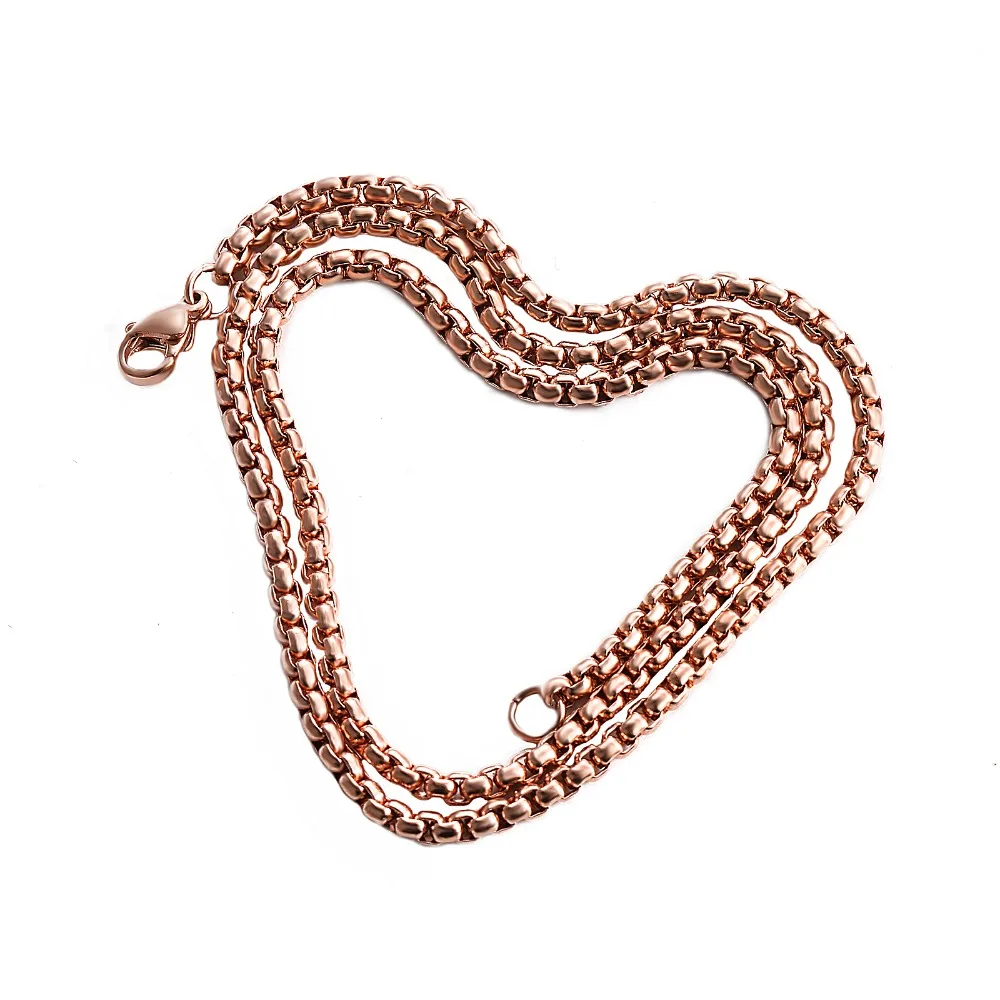 1 Piece Stainless Steel Pearl Necklace Chain Figaro Chain Necklace for Pendant Men Women Necklace Jewelry Accessories