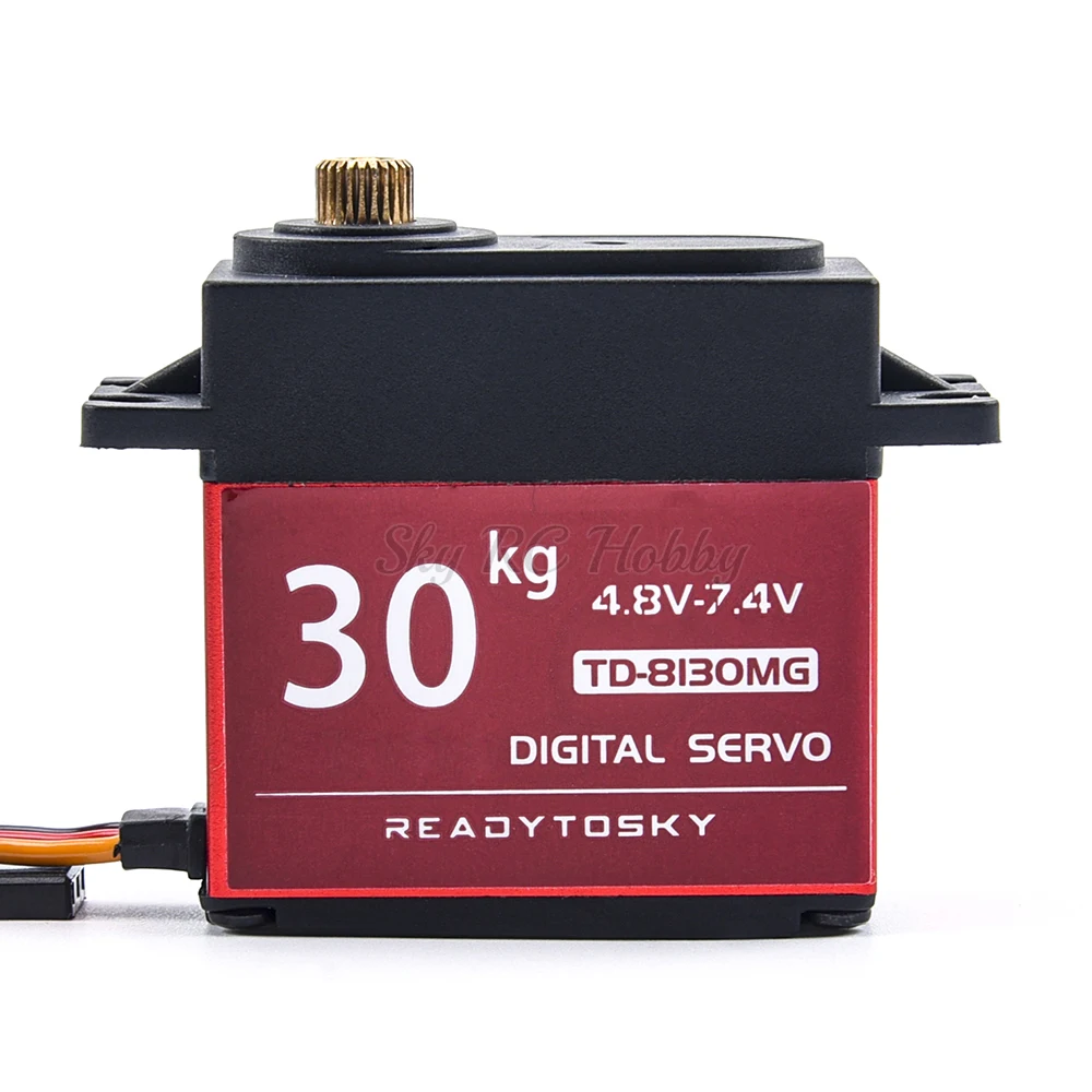 Waterproof 20KG 25KG 30kg 35kg 40KG 60KG Servos 180 270 360 Degree Large Torque Digital Servo Metal Gears 25T Arm For RC Car