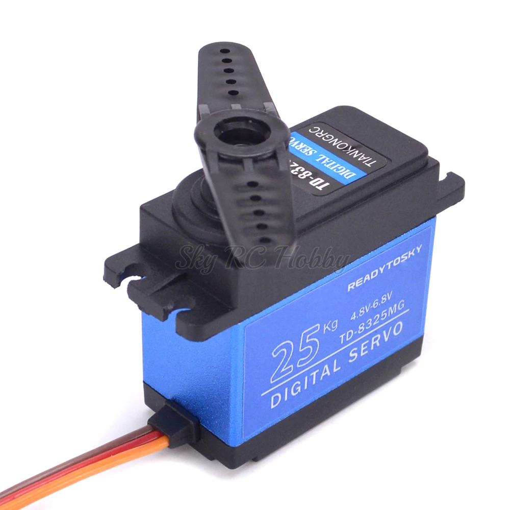 Waterproof 20KG 25KG 30kg 35kg 40KG 60KG Servos 180 270 360 Degree Large Torque Digital Servo Metal Gears 25T Arm For RC Car