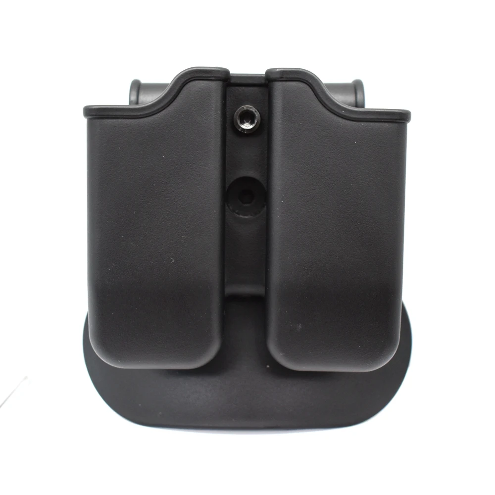 IMI Gun Holster Defense Retention Tactical Gun Holster for GL 17 Gen 1-4 9mm Double Magazine Pouch