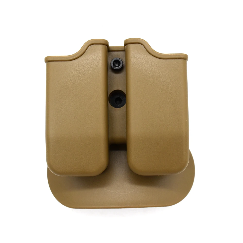 IMI Gun Holster Defense Retention Tactical Gun Holster for GL 17 Gen 1-4 9mm Double Magazine Pouch