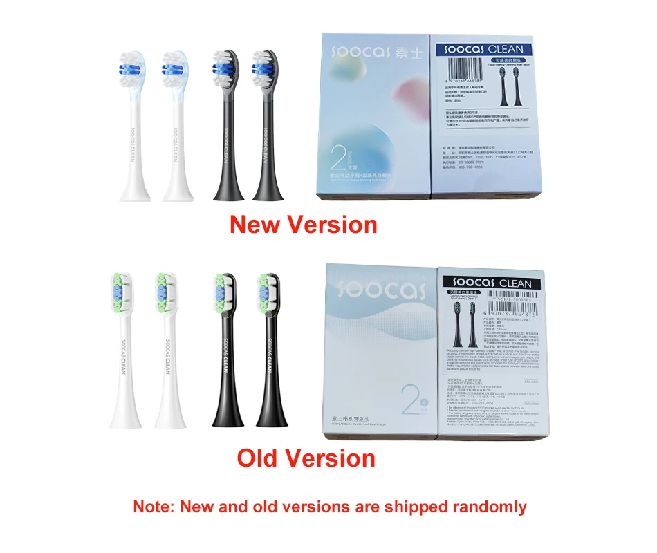 Original SOOCAS Sonic Electric Toothbrush Heads Replacement SOOCAS X1 X3 X3U X5 Teeth Brush Replacement Heads