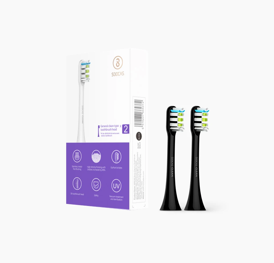 Original SOOCAS Sonic Electric Toothbrush Heads Replacement SOOCAS X1 X3 X3U X5 Teeth Brush Replacement Heads