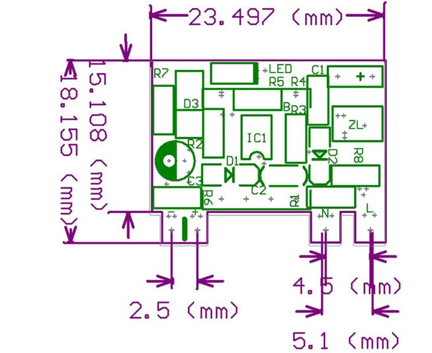 AC-DC 3.3V/5V/12V Precision Buck Converter AC 220V to 5V DC Step Down Transformer Power Supply Module 1A 12W