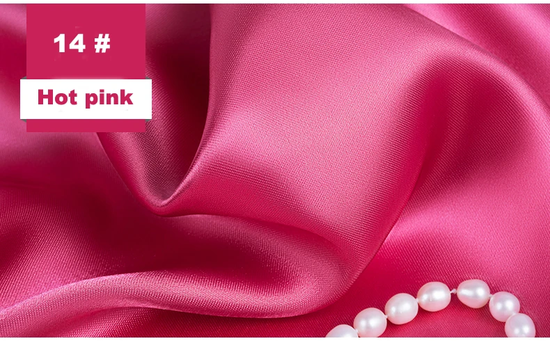 34 Color Soft Satin Fabric Wedding Party Decoration Box Lining DIY Clothing Sewing Background Accessories