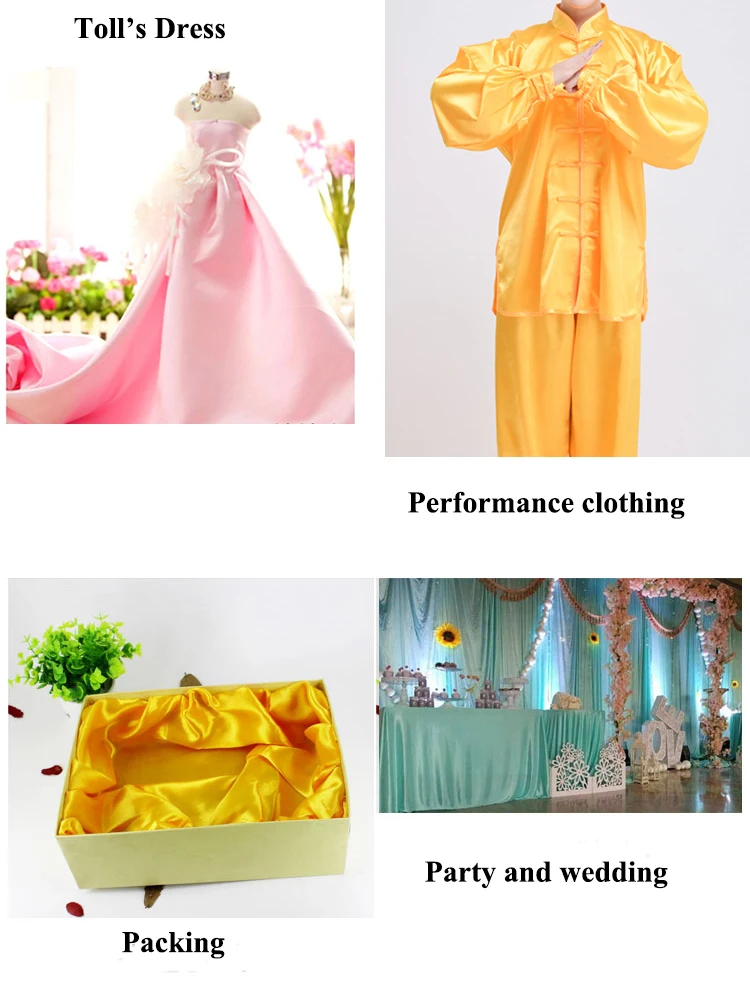 34 Color Soft Satin Fabric Wedding Party Decoration Box Lining DIY Clothing Sewing Background Accessories