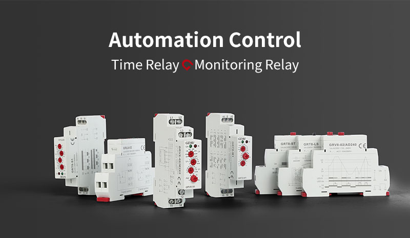 GEYA GRT8-S Asymmetric Cycle Timer Relay SPDT 220V 16A AC/DC12V-240V Electronic Repeat Relay