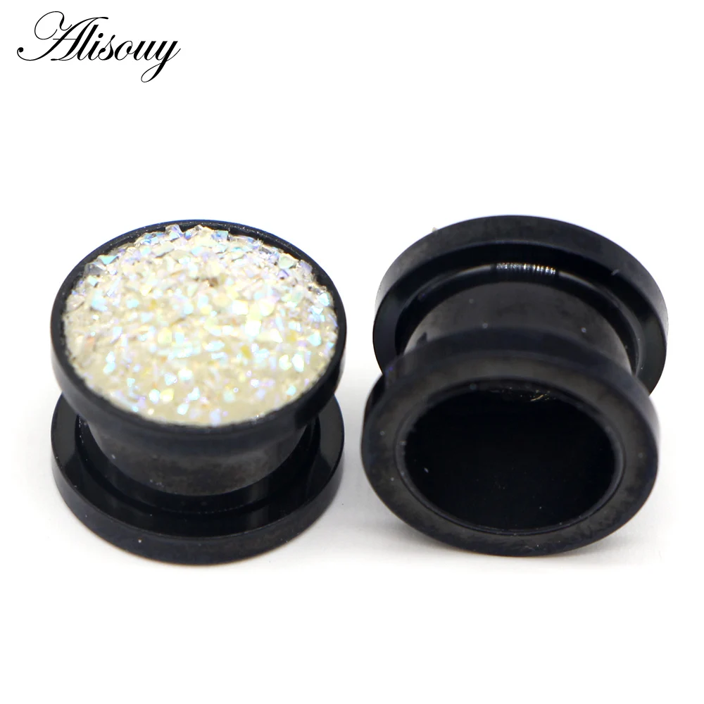 1pc 316L Stainless Steel Ear Plugs and Tunnels Ear Piercings Earlets Screwed Earring Expander Ear Gauges Body Jewelry Piercings