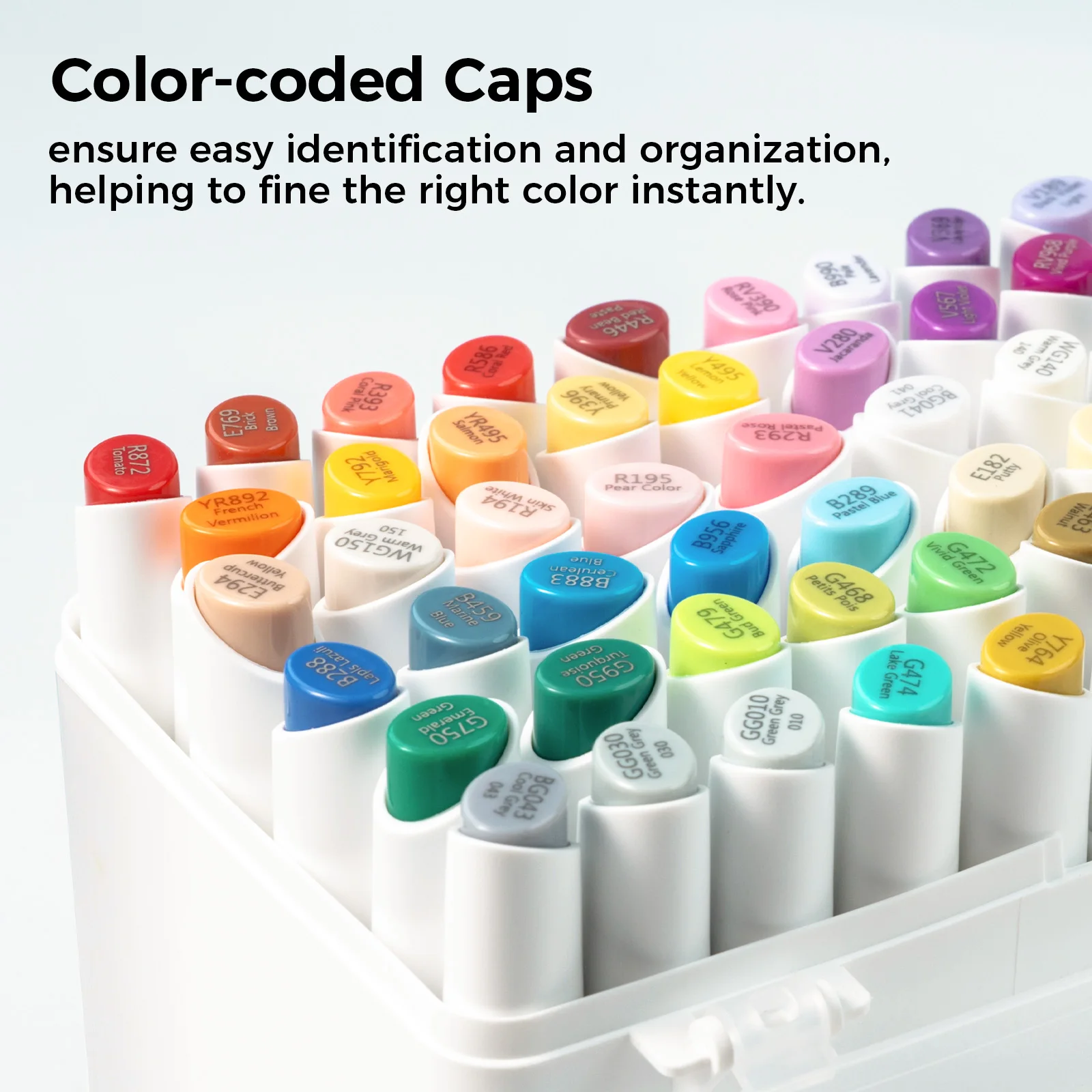 Ohuhu Kaala Marker Pen Set Color Markers Alcohol Art Markers Refillable Dual Tips Sketching Drawing Manga School Art Supplies
