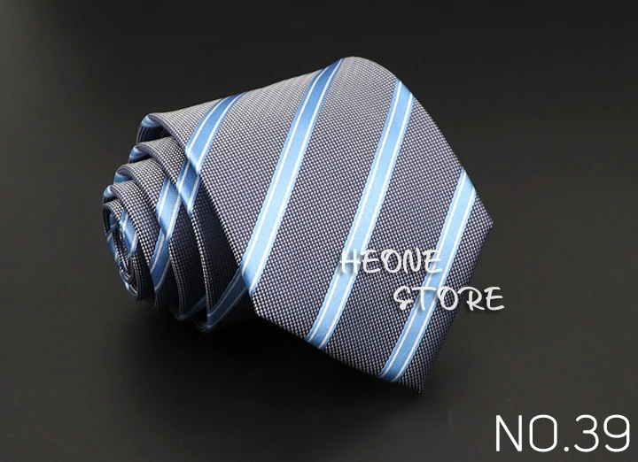 Classic Blue Red Gray Men's Tie Business Formal Wedding 8cm Necktie Jacquard Woven Cravat Fashion Shirt Dress Daily Accessories