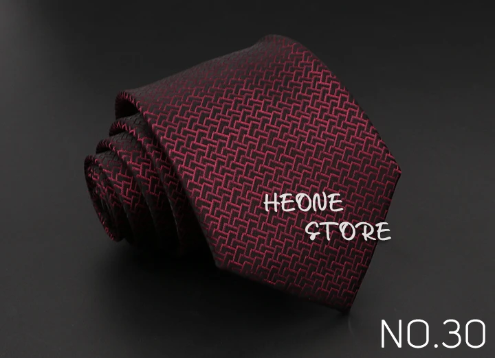 Classic Blue Red Gray Men's Tie Business Formal Wedding 8cm Necktie Jacquard Woven Cravat Fashion Shirt Dress Daily Accessories