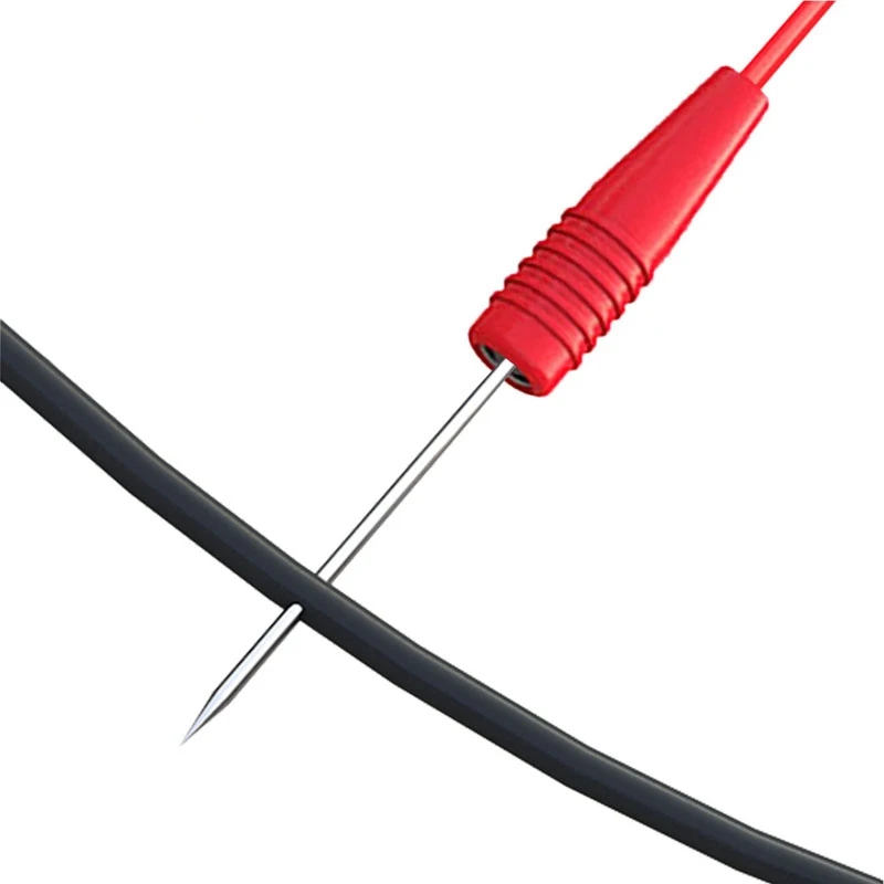 Cleqee P1046 0.7mm Sharp Puncture Needles Piercing Wires with 2mm Inner-spring Socket for Electronic Elactrical Testing