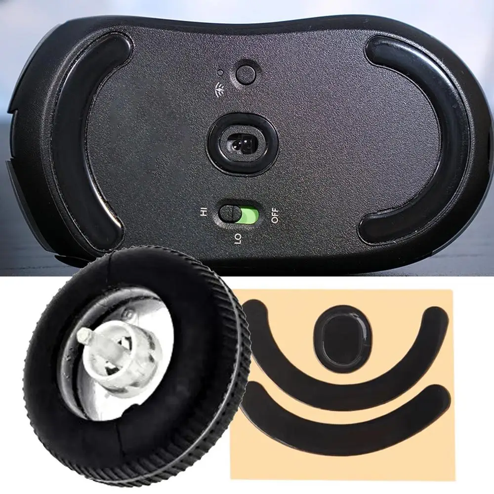 For Logitech G403 G603 G703 Pointing Device Wheel + Pointing Device Anti-slip Foot Pads 3 M Adhesive Anti-Slip Foot Pads