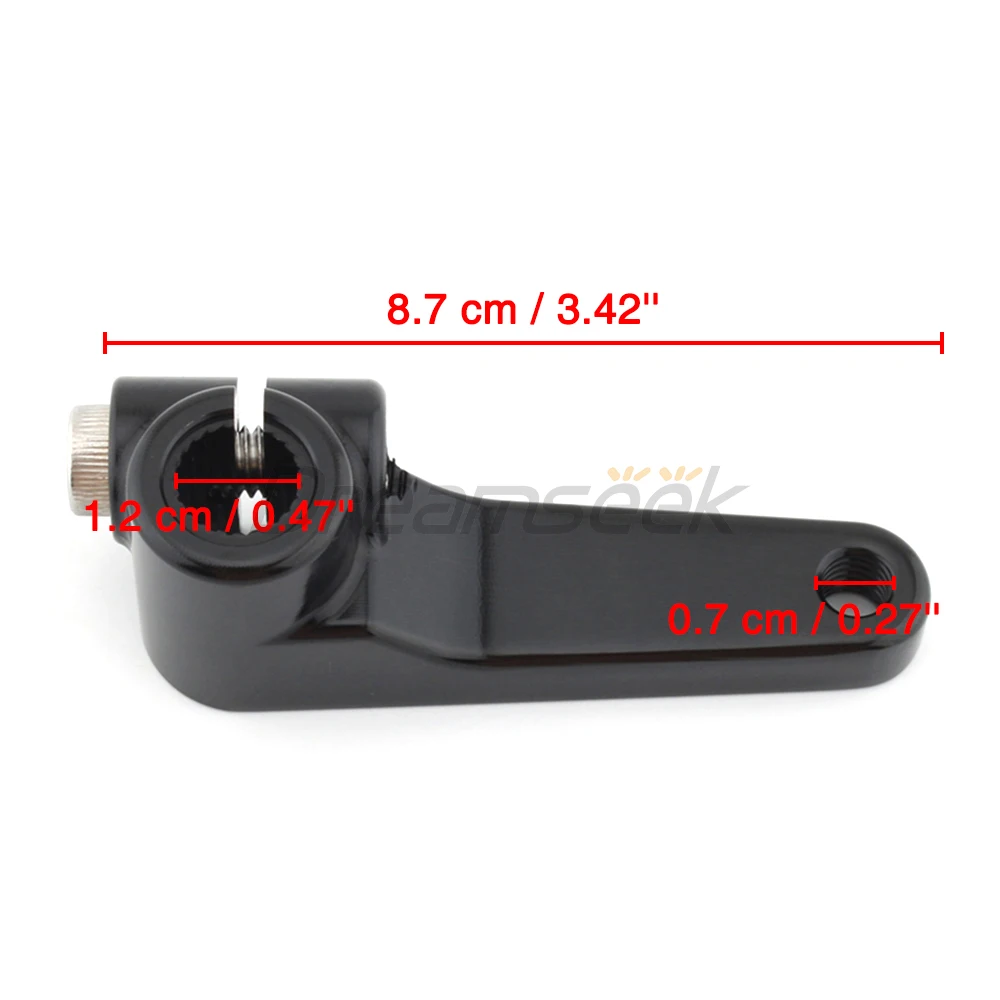 Inner Shifter Lever Rocker Shift Arm Rod for Harley Sportster XL883 XL1200 XL1200X Iron XL883N Roadster XL883R 2004-16 Black CNC