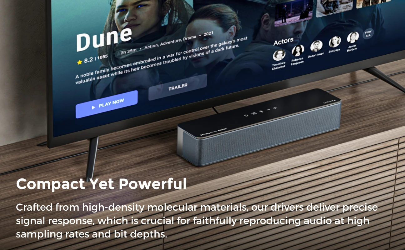 ULTIMEA 7.1 Surround Sound System Sound Bar for TV with Dolby Atmos & APP Control, Home Cinema Bluetooth Speaker with Subwoofer