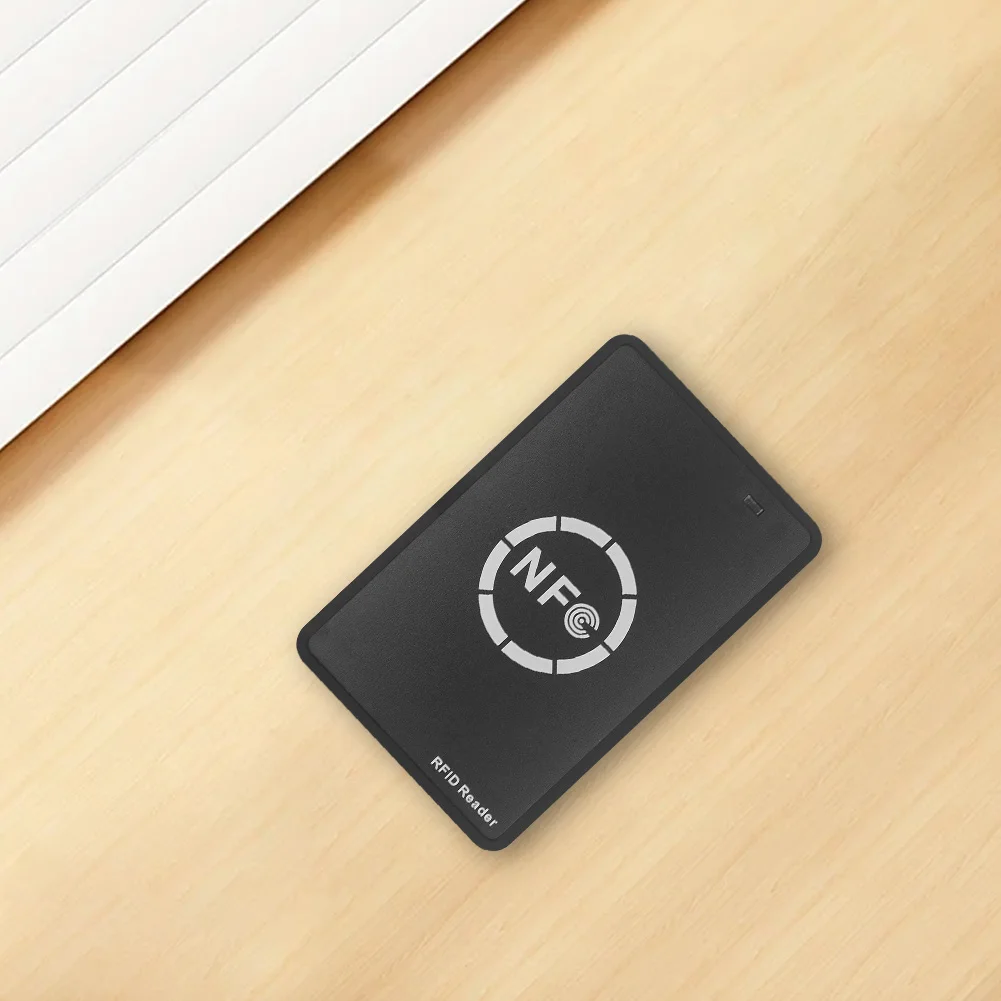 NFC Smart Card Reader RFID Copier 13.56MHz/125KHz/250KHz Card Duplicator Writer With 1M USB Data Cable For Door Access Control