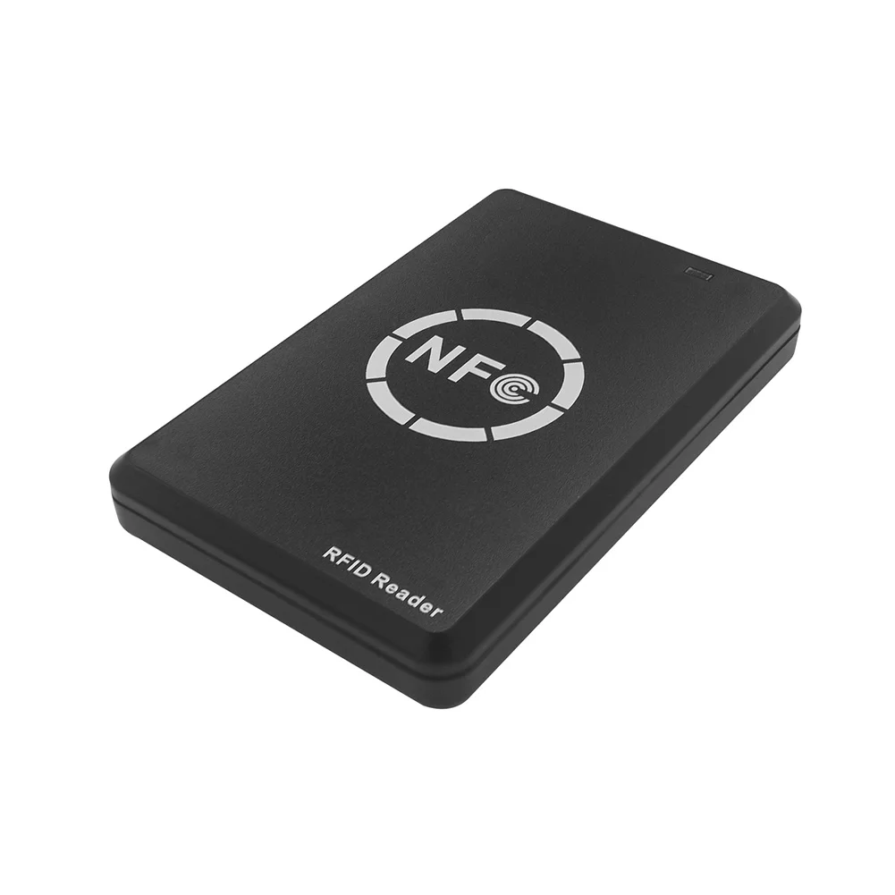 NFC Smart Card Reader RFID Copier 13.56MHz/125KHz/250KHz Card Duplicator Writer With 1M USB Data Cable For Door Access Control