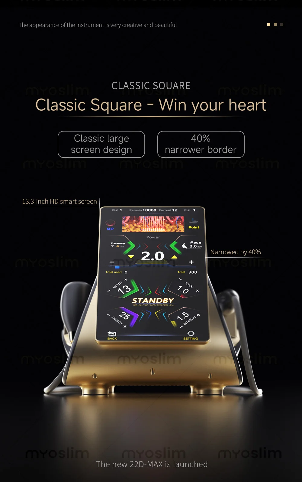 The Most Popular 22D MAX HIFU Beauty Equipment Machine for Facial Tightening Slimming And Fat Reduction Latest Model