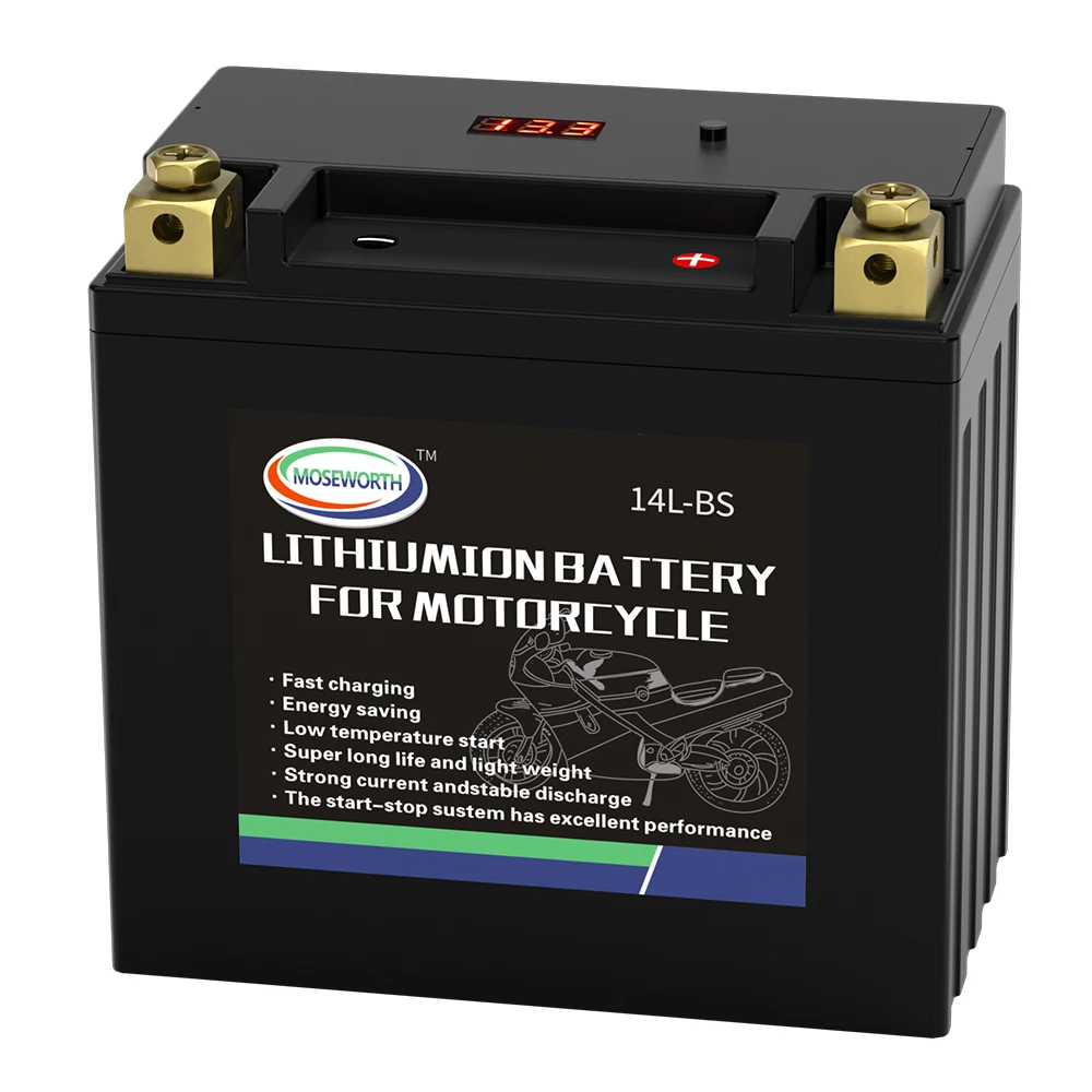 12V Lithium LiFePO4 Motorcycle Starting Battery 2Ah 4Ah 6Ah 8Ah 12Ah 16Ah Scooter Snowmobile Jet Ski UTV Batteries Rechargeable