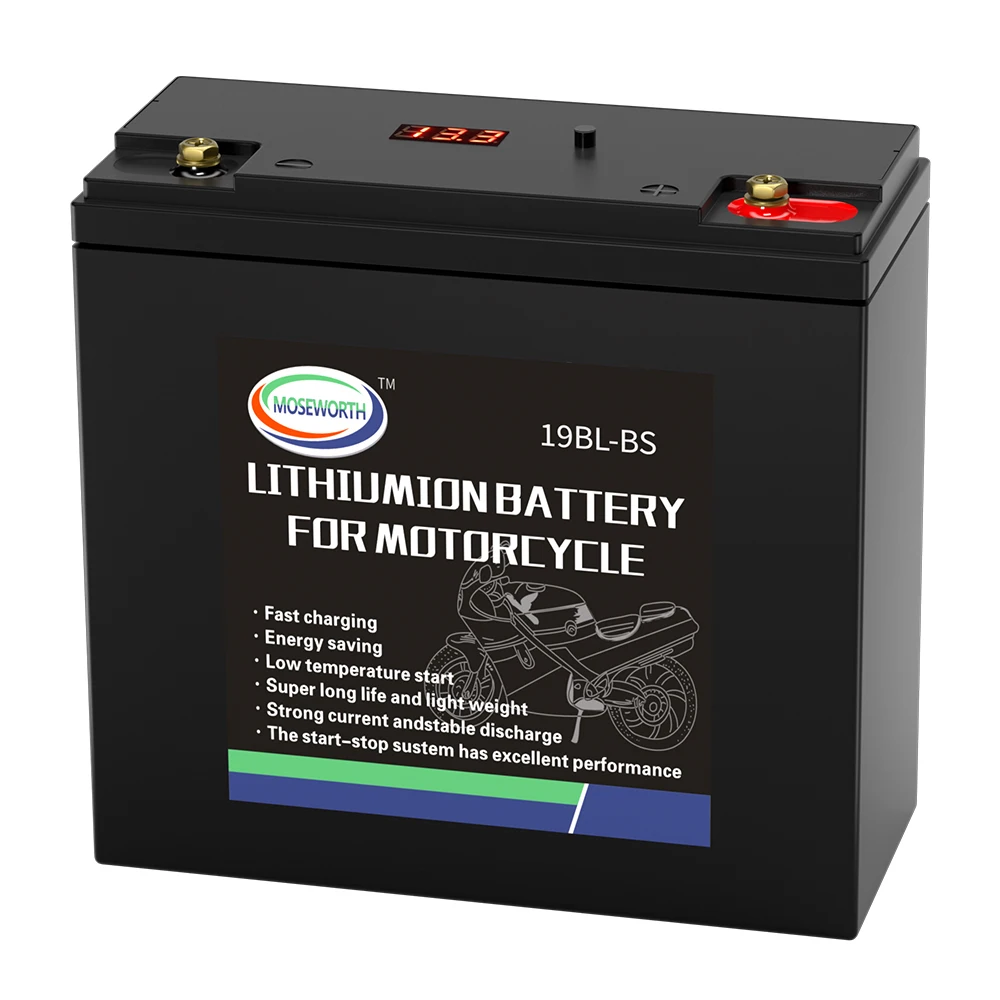 12V Lithium LiFePO4 Motorcycle Starting Battery 2Ah 4Ah 6Ah 8Ah 12Ah 16Ah Scooter Snowmobile Jet Ski UTV Batteries Rechargeable