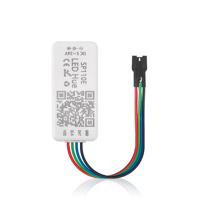 5M 10M DC12V WS2811 RGB LED Strip SP110E Bluetooth APP Controller Pixel Strips Set 5050 SMD 30/60LEDs/m Addressable Full Color