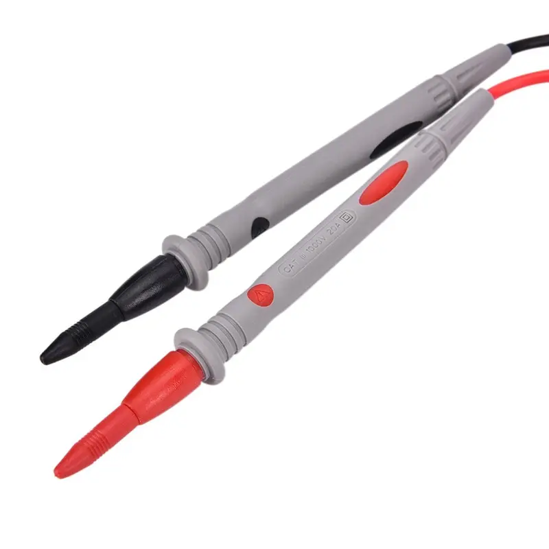 20A Multimeter Test Leads Extra Sharp Steel Needle Extended Universal Fine Tip Silicone PVC  Anti-Freeze Probe Accessories