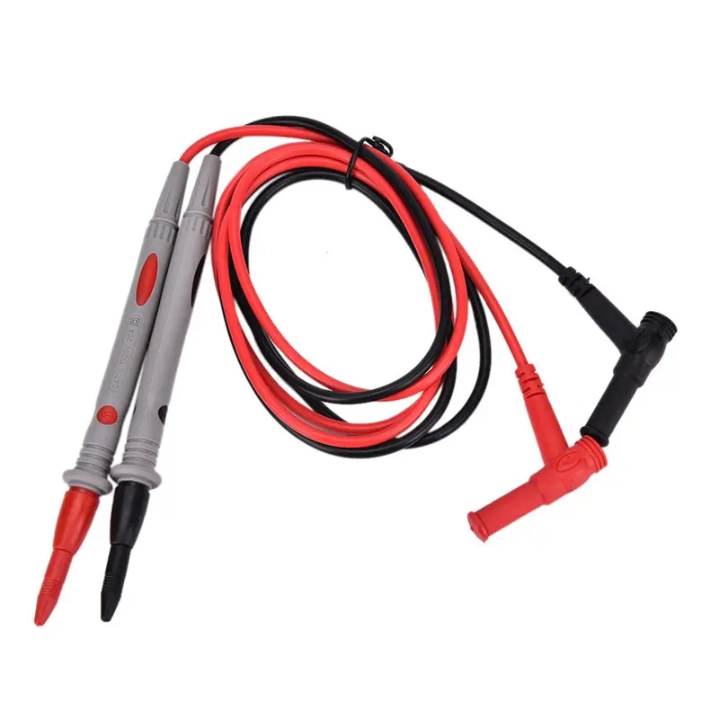 20A Multimeter Test Leads Extra Sharp Steel Needle Extended Universal Fine Tip Silicone PVC  Anti-Freeze Probe Accessories