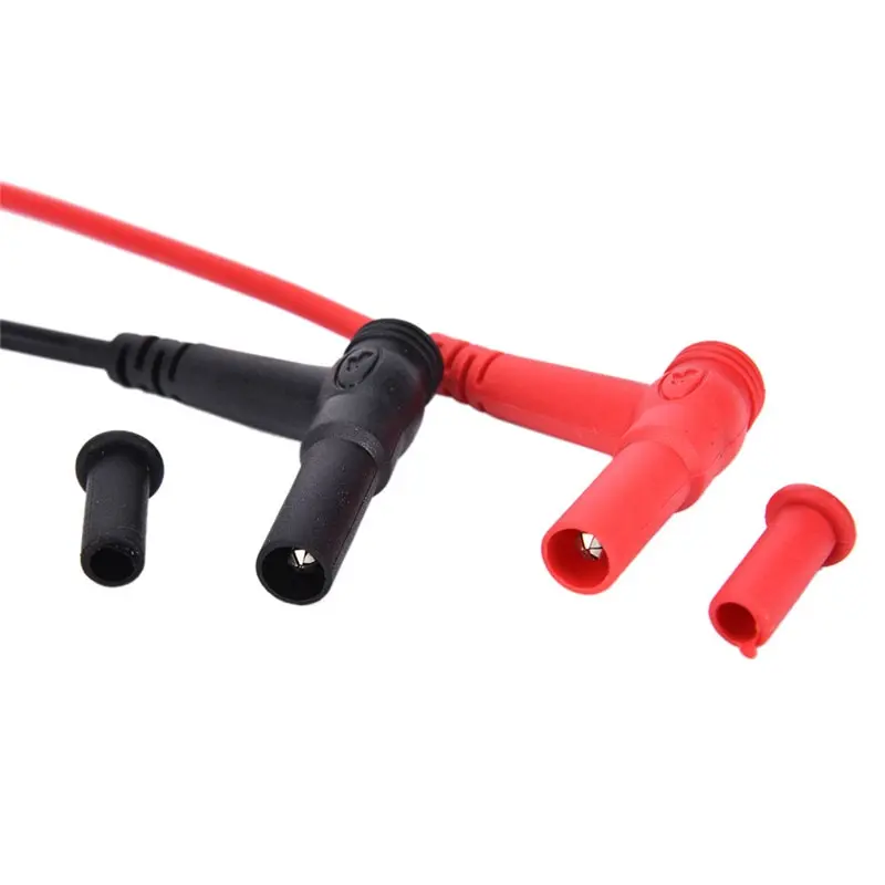 20A Multimeter Test Leads Extra Sharp Steel Needle Extended Universal Fine Tip Silicone PVC  Anti-Freeze Probe Accessories