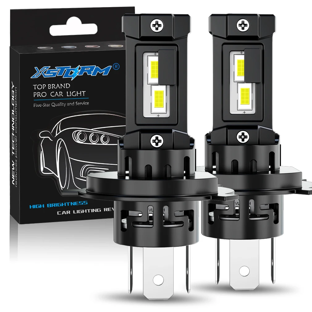 XSTORM H1 H4 H7 LED Headlight Bulb Canbus No Error 6000K 7535 CSP for Car Headlamp Auto Diode Lamps Turbo Led 12V Automobile