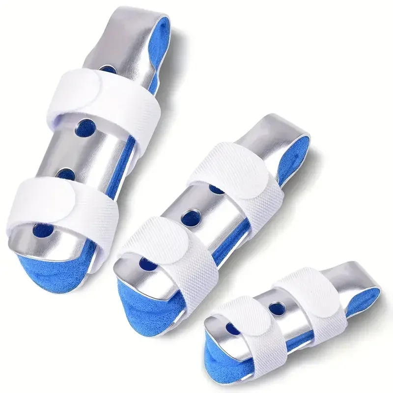 Finger Splint 1-3PCS Finger Support Brace Stabilizer for Straightening Knuckle Immobilization Blue For Broken Fingers