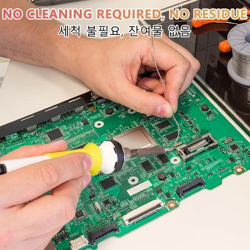 RMA-223 Rosin Soldering Flux 10cc, High Viscosity, Low Smoke, Residue Free, for Computer Chip PCB BGA PGA Phone Repair Tools