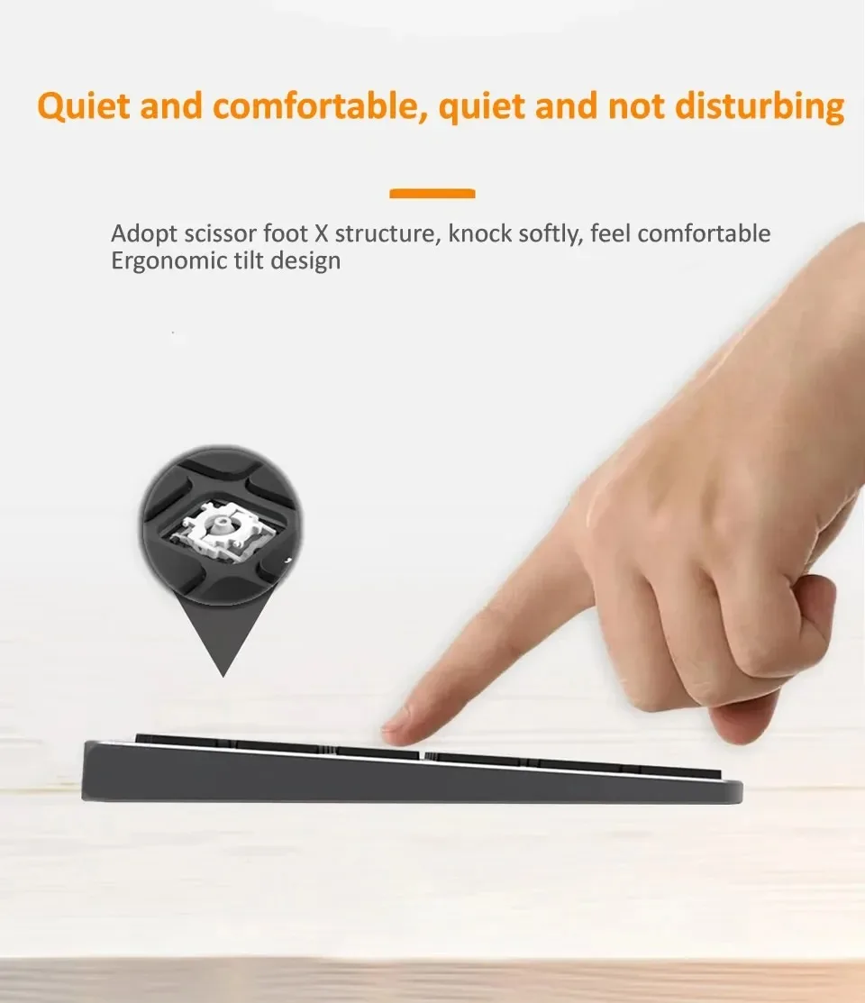 Wireless Numeric Keypad K35, 2.4Ghz & Bluetooth Dual Mode USB-C Rechargeable Numpad for Windows Android iOS