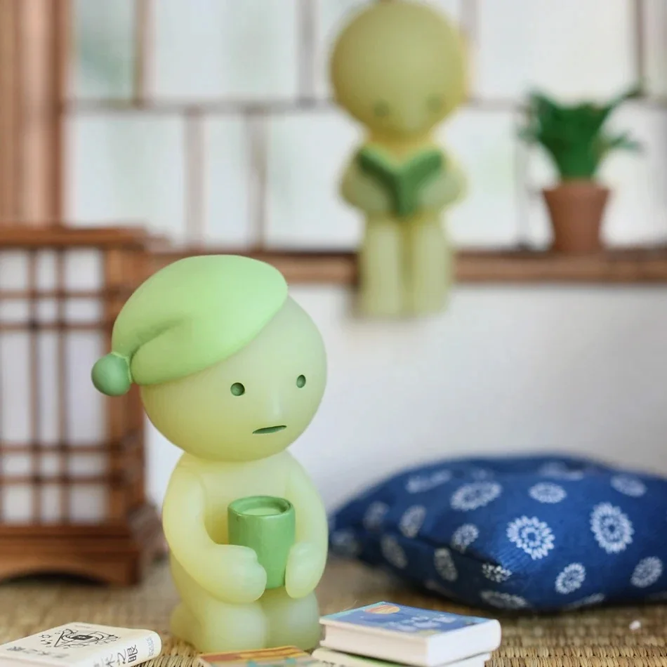Mini Figure Cute Noctilucent Doll Cartoon Toy Desktop Ornament Mystery Surprise Gifts